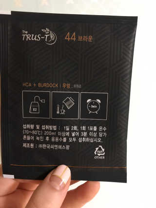 TRUS-T 트러스티44 TRUS-T 트러스티 44 다이어트 티백 — 4점을 준 리뷰어가 2019년 3월 올린 사용 사진