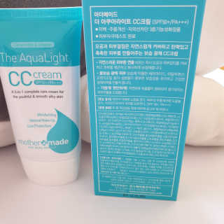 마더메이드 더 아쿠아라이트 CC크림 SPF50+ PA+++ — 5점을 준 리뷰어가 2019년 5월 올린 사용 사진
