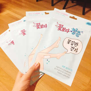 꽃보다청춘 꽃길만걷자 종아리패치 — 5점을 준 리뷰어가 2018년 5월 올린 사용 사진