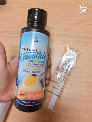 오메가-3스무디 [오메가스무디] 짜먹는 오메가3 DHA 임산부 어린이 — 5점을 준 리뷰어가 2019년 3월 올린 사용 사진