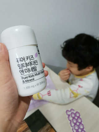 네츄럴굿띵스 퓨어 키즈 멀티비타민 앤 미네랄 30일분 — 4점을 준 리뷰어가 2018년 12월 올린 사용 사진