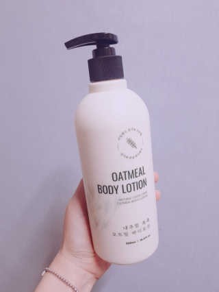 (주)에네스티 내추럴 촉촉  오트밀 바디로션 500ml — 5점을 준 리뷰어가 2020년 3월 올린 사용 사진