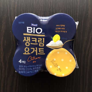 [매일 바이오] 생크림요거트 플레인 12개 + 유자 12개 — 4.5점을 준 리뷰어가 2019년 6월 올린 사용 사진