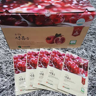 [하이헬스] 정말 진하고 맛있는 유기농 석류즙 30포 — 5점을 준 리뷰어가 2019년 11월 올린 사용 사진