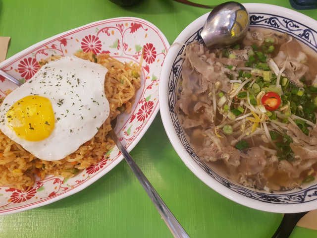 [세시아] 소고기 쌀국수+나시고랭 2인 세트 리뷰 사진
