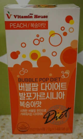 비타민하우스 버블팝 다이어트 발포가르시니아 청포도/복숭아 — 4점을 준 리뷰어가 2017년 6월 올린 사용 사진