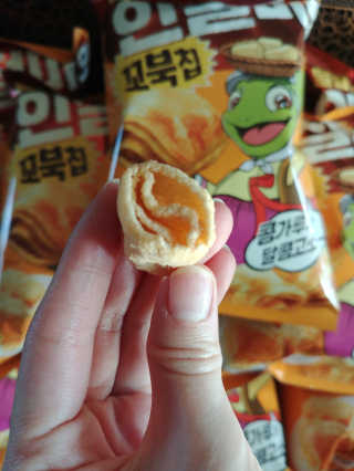 꼬북칩 달콩인절미맛 12봉지 — 4점을 준 리뷰어가 2019년 11월 올린 사용 사진