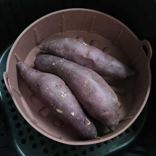 에어프라이어 전용 실리콘 조리용기 에프팟 — 5점을 준 리뷰어가 2019년 12월 올린 사용 사진