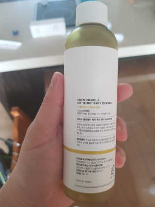 달리프 클로렐라 베러 루트 워터트리트먼트 200ml — 5점을 준 리뷰어가 2019년 6월 올린 사용 사진