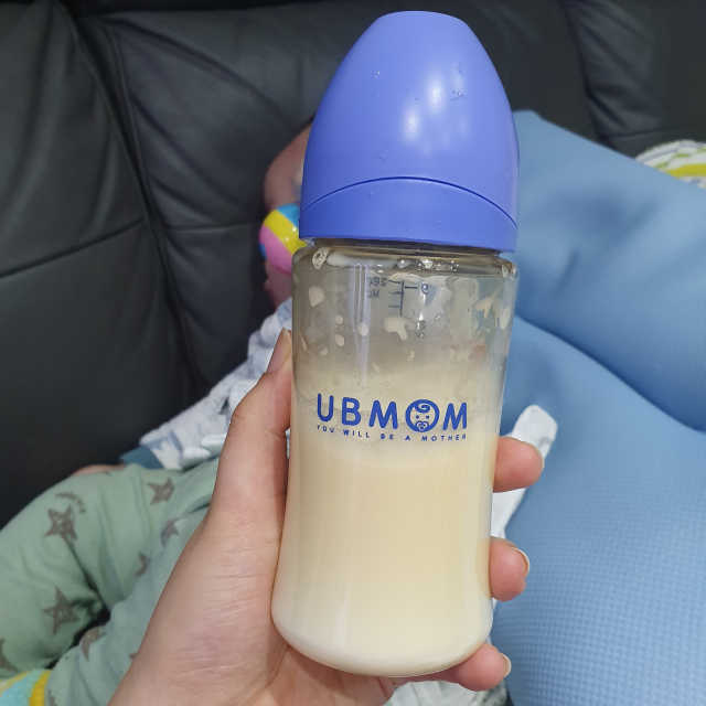 유비맘 PPSU 젖병 노꼭지_260ml_컬러 랜덤 발송 리뷰 사진