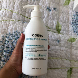 코에나샴푸 500ml — 4.5점을 준 리뷰어가 2019년 8월 올린 사용 사진