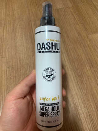 다슈코리아 다슈 포 맨 프리미엄 메가 홀드 슈퍼 스프레이 250ml — 5점을 준 리뷰어가 2019년 3월 올린 사용 사진
