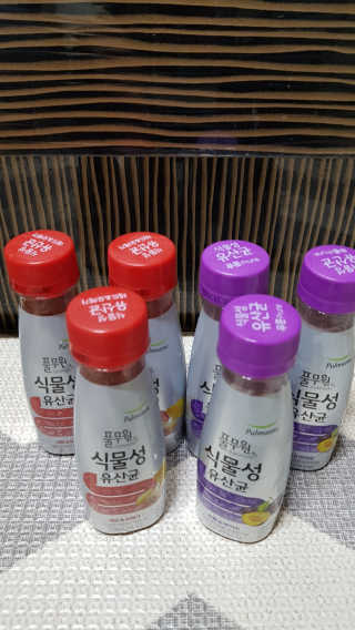 풀무원 식물성유산균 레드앤오메가 + 푸룬앤바이오 — 5점을 준 리뷰어가 2018년 11월 올린 사용 사진