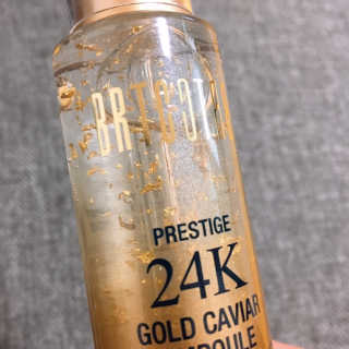 비알티씨 프레스티지 24K 골드 캐비어 앰플 — 4점을 준 리뷰어가 2019년 3월 올린 사용 사진