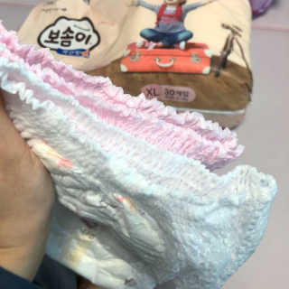 보솜이 액션핏 팬티형 — 5점을 준 리뷰어가 2019년 3월 올린 사용 사진