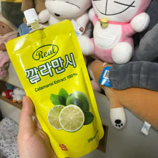 장수농가 리얼깔라만시 — 4.83점을 준 리뷰어가 2018년 4월 올린 사용 사진