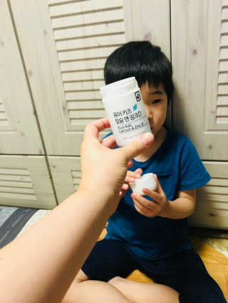 네츄럴굿띵스 퓨어 키즈 칼슘 앤 징크D 30일분 — 5점을 준 리뷰어가 2018년 8월 올린 사용 사진