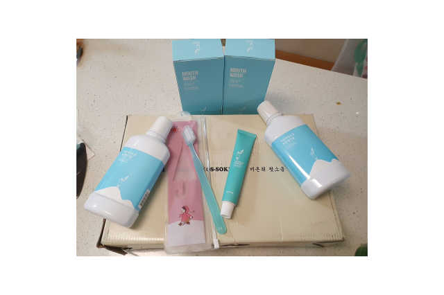 비온뒤첫소금 토판염가글250ml 2개 + 여행용양치세트 리뷰 사진