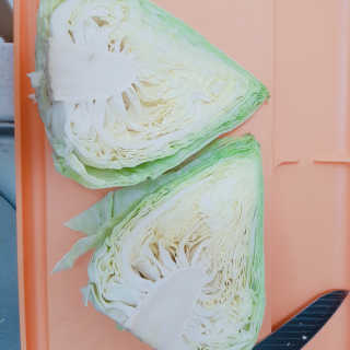 [프레베] 꼬깔양배추 3통 1.8kg 이상 — 5점을 준 리뷰어가 2018년 12월 올린 사용 사진