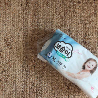 보솜이 리얼코튼 팬티형 — 5점을 준 리뷰어가 2019년 3월 올린 사용 사진