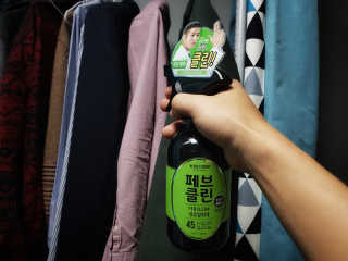 더블유드레스룸 페브클린 500ml — 4.33점을 준 리뷰어가 2018년 11월 올린 사용 사진