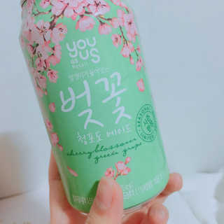 GS25 벚꽃 팝콘 + 벚꽃스파클링 + 벚꽃 청포도 에이드 — 5점을 준 리뷰어가 2018년 3월 올린 사용 사진