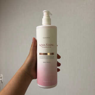 아쿠아큐링 아쿠아S링 퓨어리프레싱 헤어케어 500ml — 4.5점을 준 리뷰어가 2018년 7월 올린 사용 사진