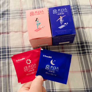 프롬바이오 홍쓰다스 아침,저녁 맞춤형 다이어트식품 14포+14포 — 5점을 준 리뷰어가 2019년 9월 올린 사용 사진