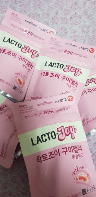 락토조이 구미젤리 복숭아맛 — 4.5점을 준 리뷰어가 2019년 8월 올린 사용 사진