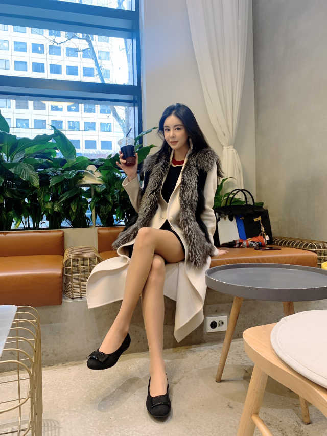 스웨이드 밴딩 플랫슈즈 1cm 리뷰 사진