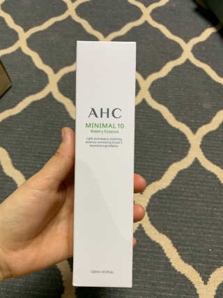 AHC 에이 에이치 씨 미니멀 10 워터리 에센스 — 5점을 준 리뷰어가 2018년 12월 올린 사용 사진