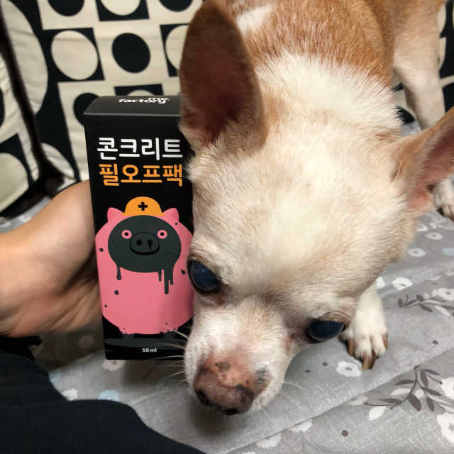 미팩토리 콘크리트 필오프팩 50ml 리뷰 사진