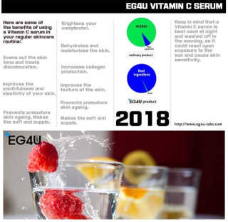 eg4u 이지포유 비타민 C 세럼 — 5점을 준 리뷰어가 2018년 9월 올린 사용 사진