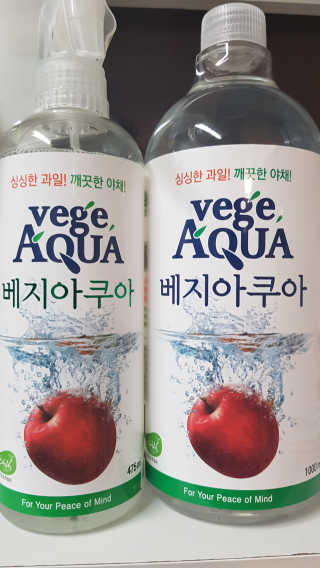 베지아쿠아 475ml + 리필 1000ml 1Set — 5점을 준 리뷰어가 2019년 8월 올린 사용 사진
