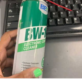 BW-100, 전자 접점 클리너 — 5점을 준 리뷰어가 2019년 8월 올린 사용 사진