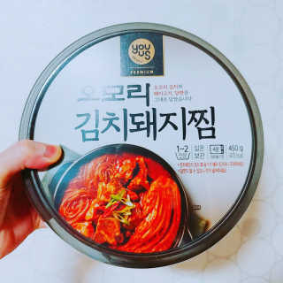 GS25 YOU US  오모리김치돼지찜 — 5점을 준 리뷰어가 2018년 3월 올린 사용 사진