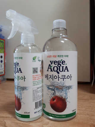 베지아쿠아 475ml + 리필 1000ml 1Set — 5점을 준 리뷰어가 2019년 9월 올린 사용 사진