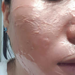 프레뉴 매직 24K골드, 로즈골드 필오프팩 세트 — 4점을 준 리뷰어가 2019년 4월 올린 사용 사진