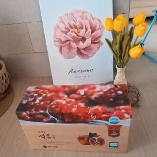 [하이헬스] 정말 진하고 맛있는 유기농 석류즙 30포 — 5점을 준 리뷰어가 2019년 11월 올린 사용 사진