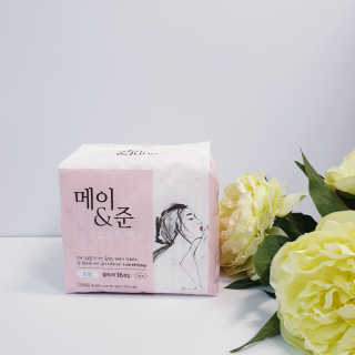 메이앤준 소프트맥스 생리대 — 4점을 준 리뷰어가 2019년 4월 올린 사용 사진