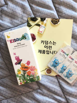키덤스 베이비 인텐스 크림 — 5점을 준 리뷰어가 2018년 11월 올린 사용 사진