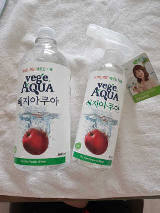 베지아쿠아 475ml + 리필 1000ml 1Set — 5점을 준 리뷰어가 2019년 8월 올린 사용 사진