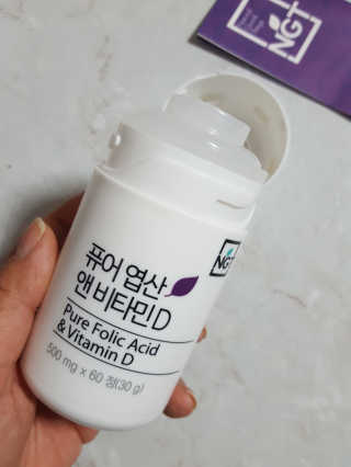네츄럴굿띵스 퓨어 락토 철분 60일분 — 5점을 준 리뷰어가 2018년 2월 올린 사용 사진
