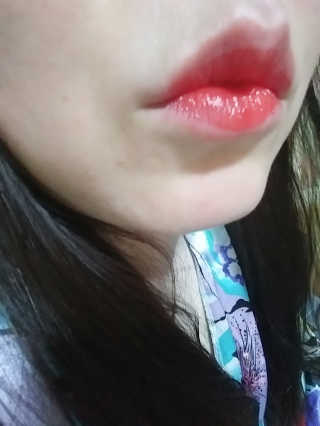 [블랙루즈] 에어 핏 촉촉틴트 + 크리미 벨벳 립크레용 — 5점을 준 리뷰어가 2018년 7월 올린 사용 사진