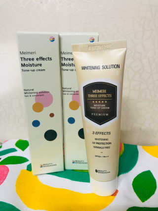 메이메리 쓰리이펙츠 모이스처 톤업크림 50ml — 5점을 준 리뷰어가 2020년 1월 올린 사용 사진