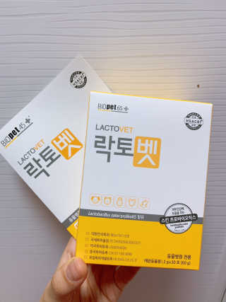 유산균하우스 [프로바이오닉]락토벳 — 5점을 준 리뷰어가 2019년 2월 올린 사용 사진