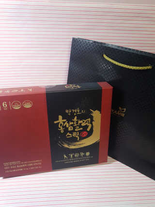 메이준뉴트리 박경호의 홍삼활력스틱 10ml x 30포 — 5점을 준 리뷰어가 2020년 2월 올린 사용 사진
