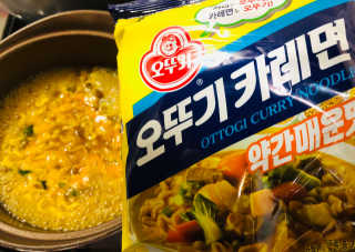 오뚜기카레면 2차 모집 — 5점을 준 리뷰어가 2019년 2월 올린 사용 사진