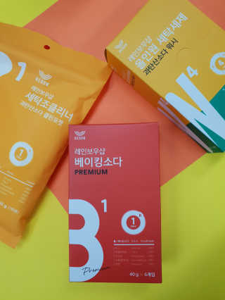 레인보우샵 올인원세탁세제,베이킹소다 스틱포6개입+세탁조클리너 — 5점을 준 리뷰어가 2018년 3월 올린 사용 사진