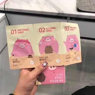 미팩토리 3단 돼지코팩 3매입 X 2 — 5점을 준 리뷰어가 2018년 3월 올린 사용 사진